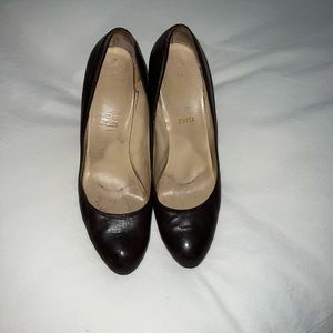 Christian Loubotin Dark Brown Pumps Size 41